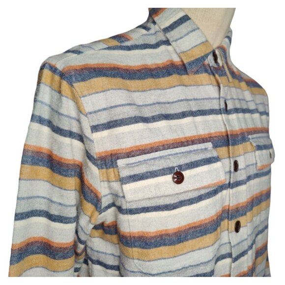 LL Bean Signature Bean's Chamois Cloth Shirt Archive 1933 Mens Medium Slim Fit - Picture 6 of 16